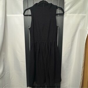 Anthropologie Textured Black Midi Dress